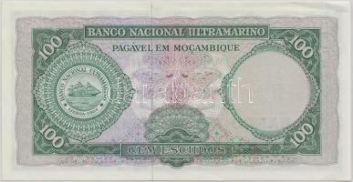 Mozambik 1961. 100Esc "Aires De Ornelas" T:I-,II (hajtatlan, sarokhajlás)
Mozambique 1961....