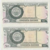 Mozambik 1970. 50Esc "Joao de Azevedo Coutinho" (2x) T:I-,II (hajtatlan)
Mozambique 1970. ...