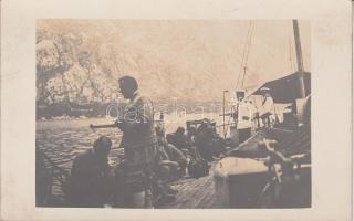 K.u.K. Navy, SM Torpedoboot 75T / torpedo boat, Pola, original photo