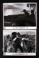 cca 1950-1955 A Balaton partján forgatott Ház a szilák alatt c. magyar film négy jelenete 24x30 cm