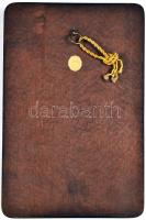 1938. "Az Esztergomi Dalosünnepély Emlékére Szent István Évében" Br ovális plakett (100x70...