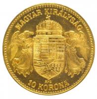 1912. 10K Au "Ferenc József" (3.44g/0.900) T:1-
Hungary 1912. 10 Korona Au "Franz Jos...