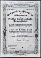 Németország 1923-43. 10db különféle részvény T:I
Germany 1923-43. 10pcs of different shares C:UNC