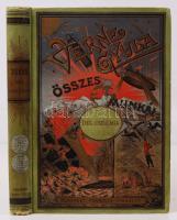 Verne Gyula: Dél csillaga. A gyémántok hazája. Francziából forditotta György Aladár. Második jogositott kiadás. Ötvenkilencz képpel (Verne Gyula Összes Munkái) Bp., 1896, Franklin-Társulat. Kiadói, festett, aranyozott, zöld, egészvászon sorozatkötésben, a 189. oldalon a kép pótolt, egyébként szép állapotú