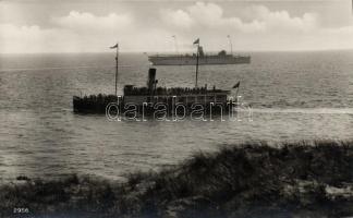 Nebel, Amrum, steamships