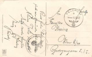 Pheasants, Meissner & Buch artist signed litho (b)