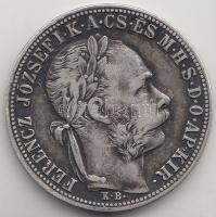 1883. 1Ft Ag "Barokk címer" T:3