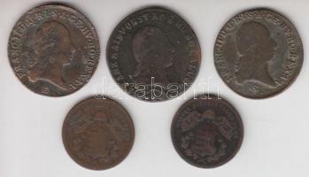 1800E 1Kr Cu + 1800S 1Kr + 1812S 1Kr + 1868KB 1Kr + 1872KB 1Kr T:2-,3