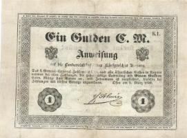 1849. 1Ft "Almássy" ezüst pénz T:restaurált