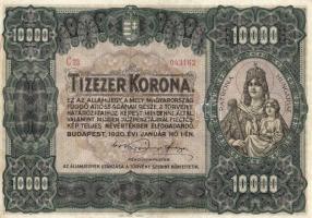 1920. 10.000K barna sorozat- és sorszám T:III