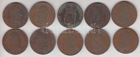 1848. 1Kr (10x) T:2,2-