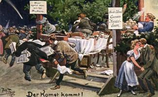 'Der Komet kommt' / 'The meteor is coming' humour s: Arthur Thiele