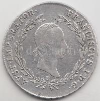1830B 20Kr Ag "I. Ferenc" T:2-