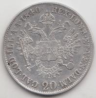 Ausztria 1840A 20Kr Ag "I. Ferdinánd" T:2- Austria 1840A 20 Kreuzer Ag "Ferdinand I" C:VF