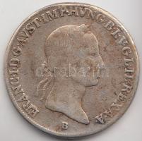 1835B 20Kr Ag "I. Ferenc" T:3