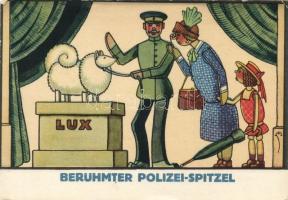 1926 'Berühmter Politzei-Spitzel' 'Polizeihumor' Grosse Berliner Polizei Ausstellung / Police Expo s: Max Schwerdtfeger