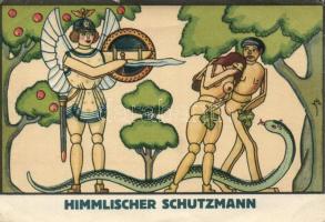 1926 'Himmlischer Schutzmann' 'Polizeihumor' Grosse Berliner Polizei Ausstellung / Police Expo s: Max Schwerdtfeger (EB)