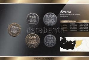 Szíria 1996-2003. 1Ł - 25Ł 5klf darab szettben "World Money" T:1
Syria 1996-2003. 1 Pound ...