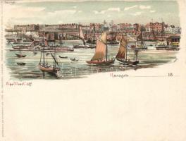 Ramsgate, the West Cliff, litho minicard (11.5 × 9 cm)