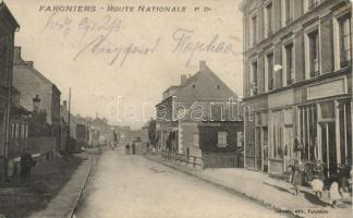 Fargniers, Route Nationale, Main street, shops (EK)