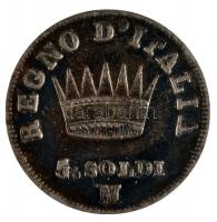 Olasz Államok / Napóleon Királysága 1810M 5S Ag "I. Napóleon" T:2-
Italian States / Kingdo...