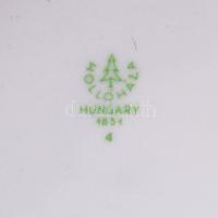 Hollóházi "RÁBA KUPA 1985" feliratú egyedi díszváza, jelzett, matricás, apró mázhibával, m...