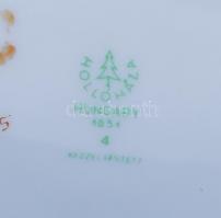 Hollóházi virágos váza, kézzel festett, jelzett, hibátlan, m:30 cm