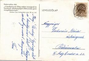 Magyar határvadász katonák biciklivel / Cycling border defence officers (small tear)