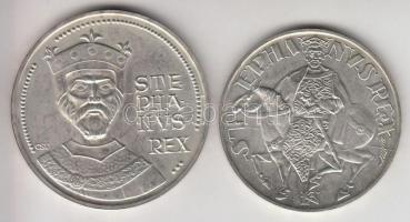 1972. 50Ft Ag + 100Ft Ag "Szt.István" pár T:BU