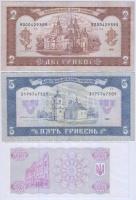 Ukrajna 1992. 2H + 5H + 1995. 20.000K T:I-,III
Ukraine 1992. 2 Hryven + 5 Hryven + 1995. 20.000 Karb...