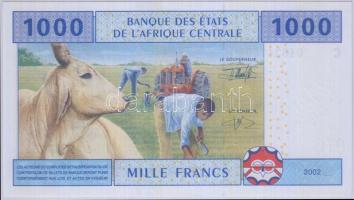 Közép-Afrikai Államok / Kongó 2002. 1000Fr T:I
Central African States / Kongó 2002. 1000 Francs C:UN...