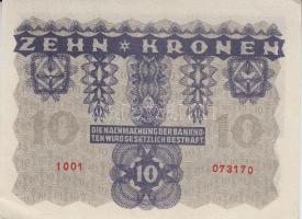 Osztrák/Magyar Bank 1922. 2K (2x) + 10K (2x) + 20K (2x) + 100K T:II-,III