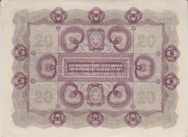Osztrák/Magyar Bank 1922. 2K (2x) + 10K (2x) + 20K (2x) + 100K T:II-,III