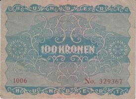 Osztrák/Magyar Bank 1922. 2K (2x) + 10K (2x) + 20K (2x) + 100K T:II-,III