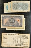 Ausztria / Osztrák-Magyar Bank 21db-ból álló bankjegy tétel néhány városi kiadással T:vegyes