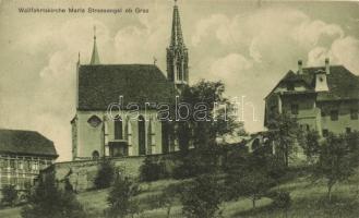 3 db régi osztrák városképes lap: Judenstein (1), Judendorf-Straßengel (2) / 3 old Austrian postcard...