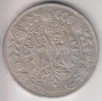 Ausztria 1900. 5K Ag T:2-
Austria 1900. 5 Corona Ag C:VF