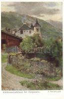 14 db régi, osztrák képeslap: Bad Hofgastein (8) és Bad Gastein (6) / 14 Austrian 'Künstlerpost...