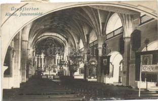 4 db régi, osztrák képeslap / 4 Austrian postcards: Groß Sankt Florian, Linz, Böckstein, Bad Ischl