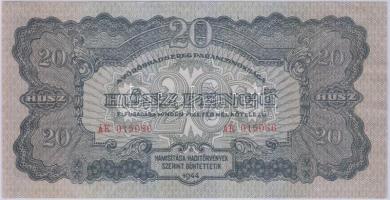 1944. 20P "A Vöröshadsereg Parancsnoksága" T:I- saroktörés