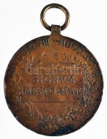 1898. "Jubileumi Emlékérem Fegyveres Erő Számára / Signum memoriae" Br kitüntetés mellszal...