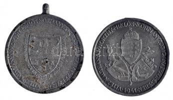 1940. "Erdélyi részek felszabadulásának emlékére" cink emlékérem szalag nélkül szign.:BERÁ...