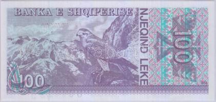 Albánia 1993-1996. 100L "SPECIMEN" felülnyomással, "AA 000000" sorozat T:I
Alban...