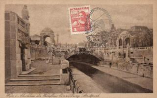 Vienna, Wien; Stadtpark, Wienfluss / city park, '2. Werbe-Ausstellung des Briefmarken-Sammlervereines Donau' So. Stpl