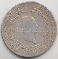 1826B 20Kr Ag "I. Ferenc" T:2-,3