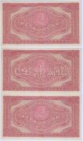 1920. 2K "2ab" (3x) sorszámkövető T:I