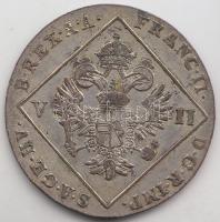 1802E 7Kr Ag "I. Ferenc" T:2-