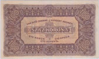 1923. 100K "Magyar Pénzjegynyomda Rt. Budapest" T:II-