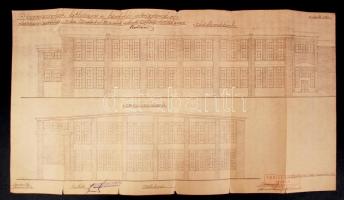 1923-1936 Dreher-Haggenmacher X. Maglódi út 25. címen bekövetkezendő építkezések tervrajzai, műszaki...