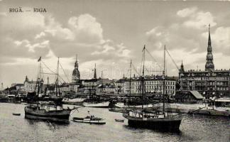 Riga, port, ships
